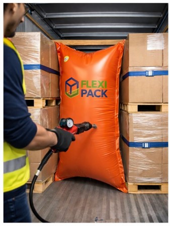 Lastsikringspute (dunnage bag) – Cargo Care for container og pall