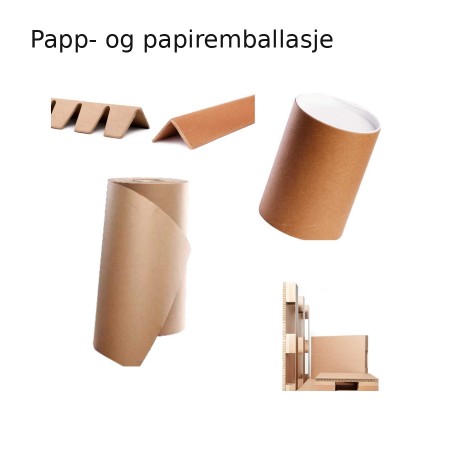 Papp- og papiremballasje | Kantbeskyttere, papphylser, papppaller