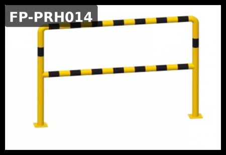 Barriere FP-PRH014 1000×1100 – kompakt barrierevern – gul/svart