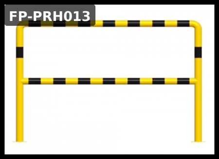 Barriere FP-PRH013 1500×1100 – påkjørselsvern for trafikksoner – gul/svart