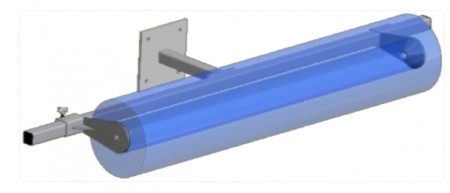 Flexipack veggmontert topparksdispenser 1300–1600 mm – Art. 210081