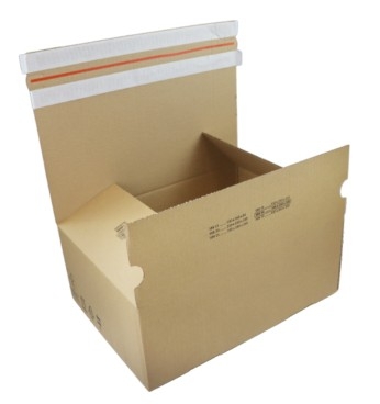 SENDBACKBOX F703 – returvennlige sendesker med dobbel limstripe (SBB15–SBB70)